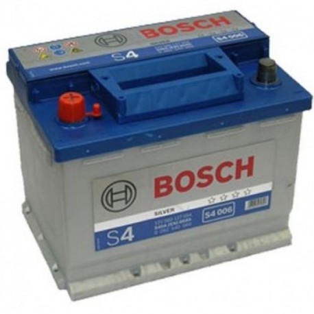 Аккумулятор залитый 6СТ-60АзЕ Bosch S4 Silver (540А) (Д+)