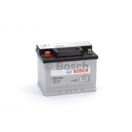Аккумулятор залитый 6СТ-60АзЕ Bosch S3 Silver (480А) (L+)