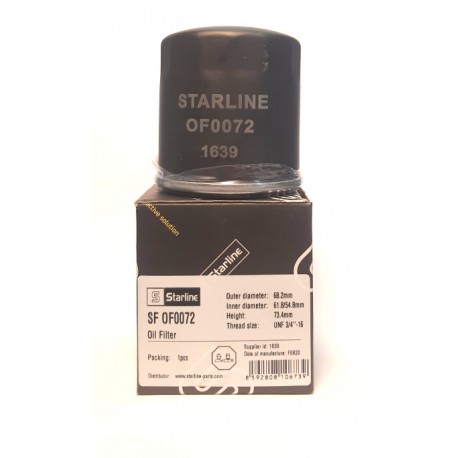 Маслянный фильтр S SF OF0072 STARLINE