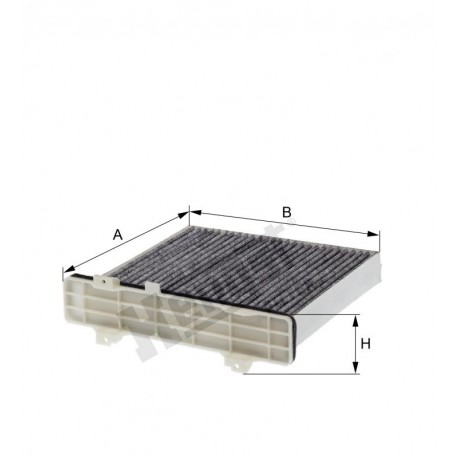 E1965LC01 Hengst Фільтр салону вугільний