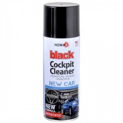 Поліроль пластика NOWAX Black Cockpit Cleaner лимон NX00452 450мл