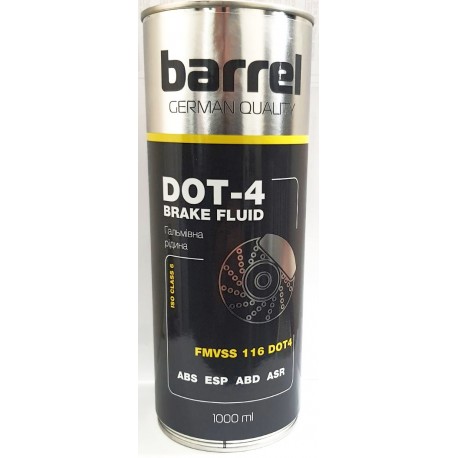 Тормозная жидкость DOT-4 1л Barrel