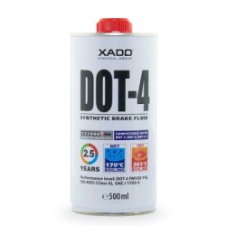 ХАДО Тормозная жидкость DOT-4 Жестяная банка 0,5 л