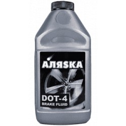 Тормозная жидкость Аляsка DOT-4 (0,75 л/0,8 кг)