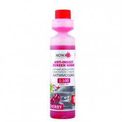 Омивач літній NOWAX Anti-Insect Screen Wash вишня NX25225 250мл (концентрат 1:100)