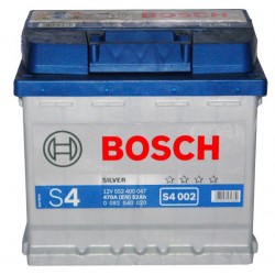 Аккумулятор залитый 6СТ-52АзЕ Bosch S4 Silver (470А) (L+)
