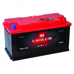 Аккумулятор залитый 6СТ-90 UNIKUM (700А) (L+)