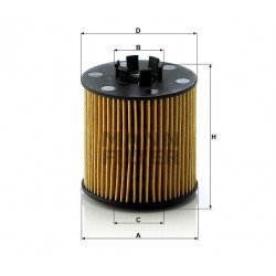 Фильтр масляный двигателя HU712/6X (пр-во MANN)