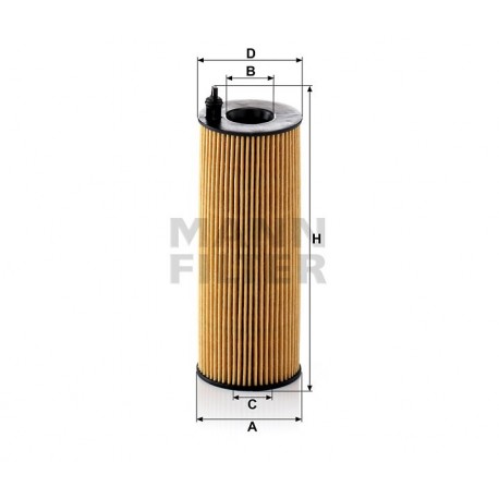Фильтр масляный двигателя BMW 1.6-5.0 D 07- HU721/5X (пр-во MANN)