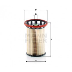 Фильтр топливный PU8007 (пр-во MANN)