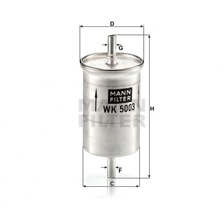 Фильтр топливный WK5003 (пр-во MANN)