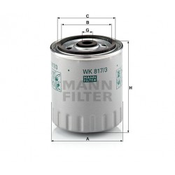 Фильтр топливный MB SPRINTER, VITO WK817/3X (пр-во MANN)