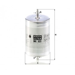 Фильтр топливный WK831 (пр-во MANN)