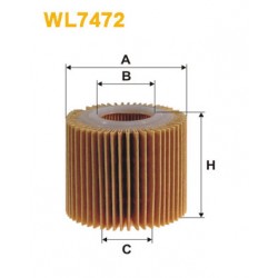 Фильтр масляный WIX WL7472