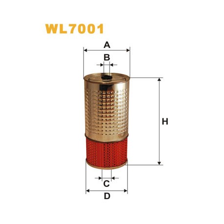 Фильтр масляный WIX WL7001