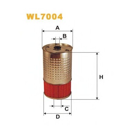 Фильтр масляный MB 124, 202 WL7004/OC602 WIX WL7004