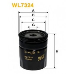 Фільтр масляний FIAT WL7324 (OP537) WIX