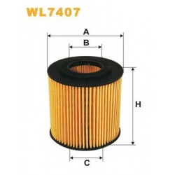 Фільтр масляний WL7407 (OE665/2) WIX