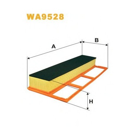 Фильтр воздушный WA9528 (AP092/7) WIX