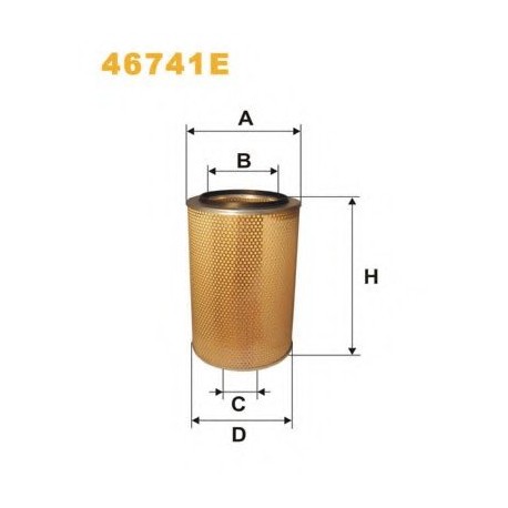 Фильтр воздушный MAN, IVECO 46741E (AM401/1) WIX