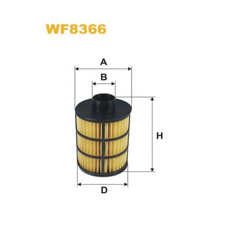 Фильтр топливный WF8366 (PE982) WIX