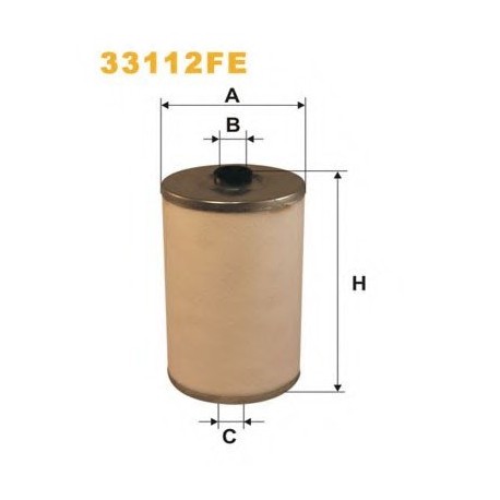 Фильтрующий элемент топливного фильтра (ETALON * 2шт.) WIX 33112FE (FN PW809) (PW809/T) WIX