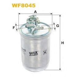 Фильтр топливный VW T4, PASSAT WF8045 (PP839) WIX