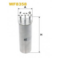 Фильтр топливный VW T5 WF8358 (PP985) WIX