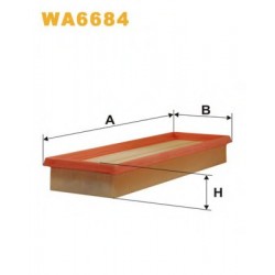 Фильтр воздушный RENAULT WA6684 (AP134/2) WIX