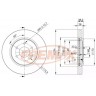 Диск тормозной передний FREMAX BD-4200