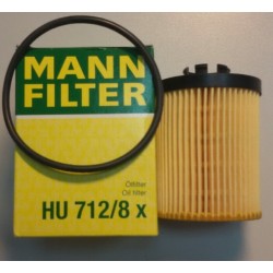 Фильтр масляный HU712/8x MANN