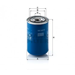 Фильтр топливный низкого давления Mann WK 940/12 SCANIA 4 - series
