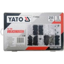 YT-06663 Набор креплений для автосалонной обшивки VOLKSWAGEN, 255 шт YATO