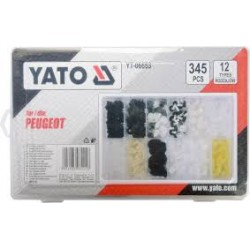 YT-06653 Набор креплений для автосалонной обшивки RENAULT, 345 шт YATO